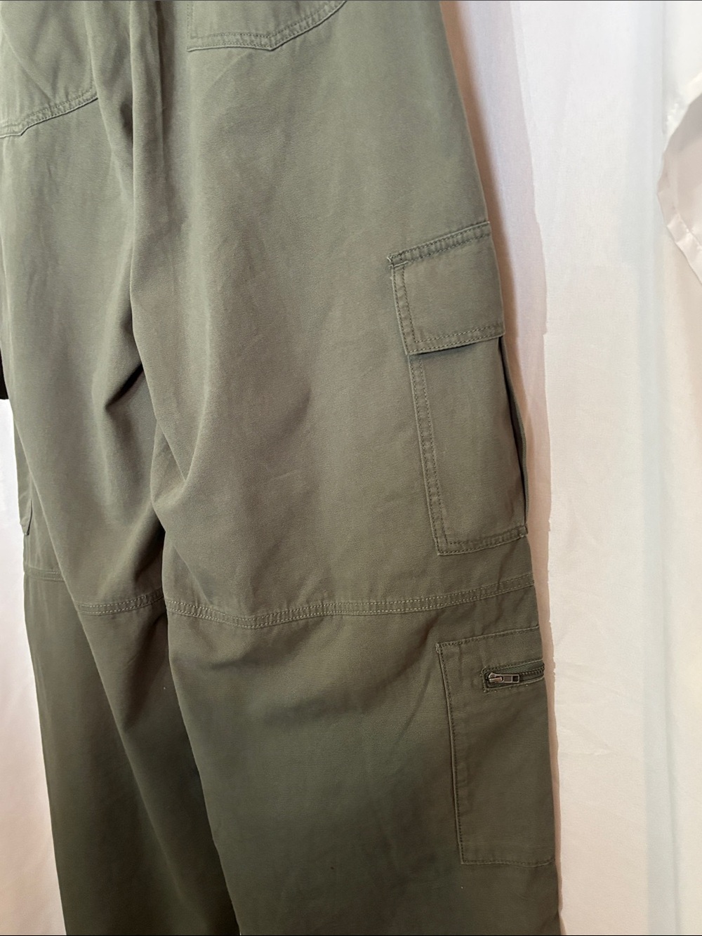 Aeropostale Olive Green Wide Leg Utility Cargo Pants XXL - Picture 10 of 14